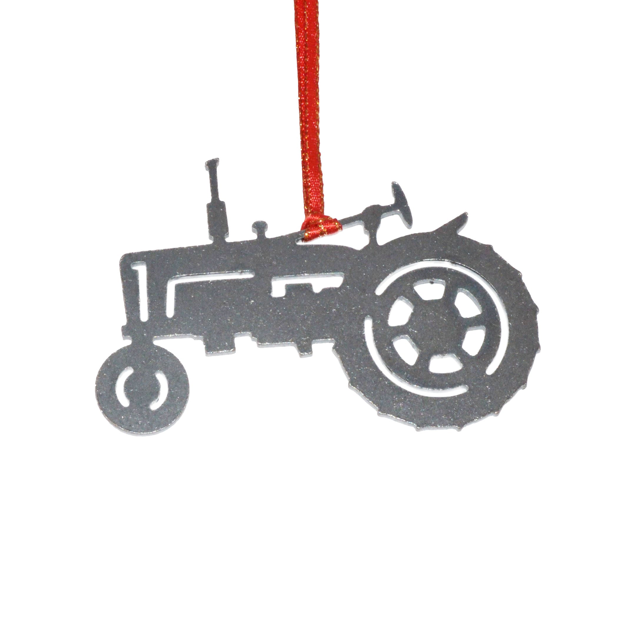 vintage tractor silhouette